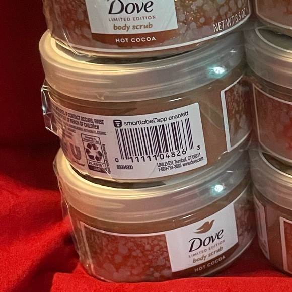 Dove 3pack Limited Edition Hot Cocoa Body Scrub Trio- New - Picture 4 of 5